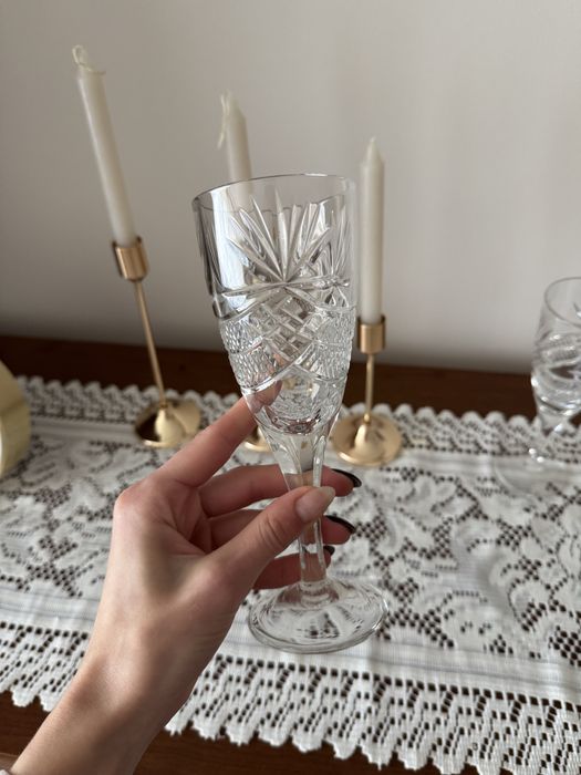 Великі криштальні бокали келихи 6 шт