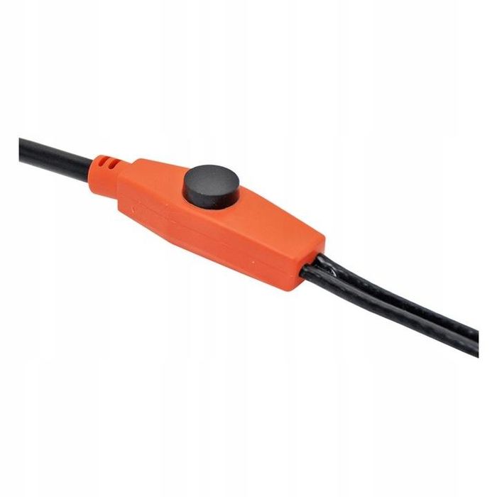 Kabel, przewód grzewczy do rur z termostatem, 8 m, 128W, Kerbl