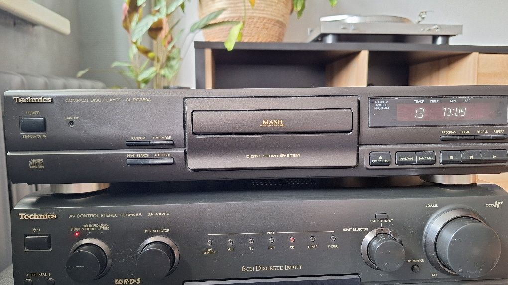 Technics cd i amplituner