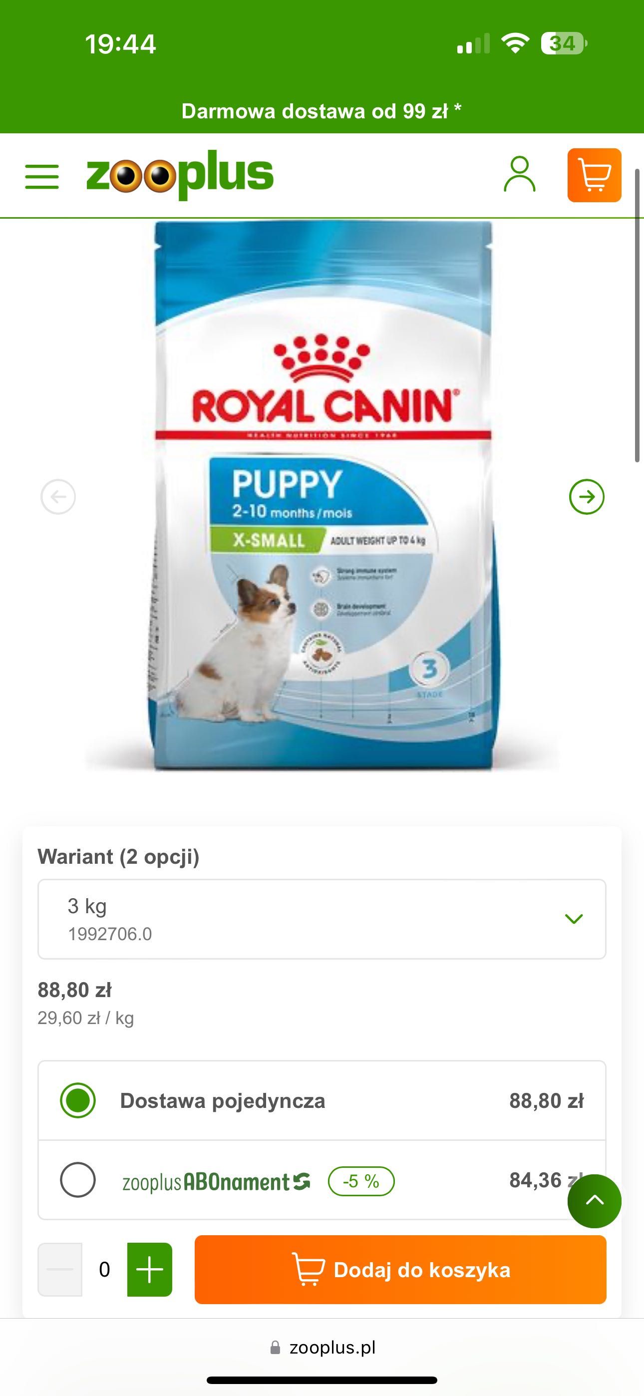 Karma dla psów  12 kg Royal Canin