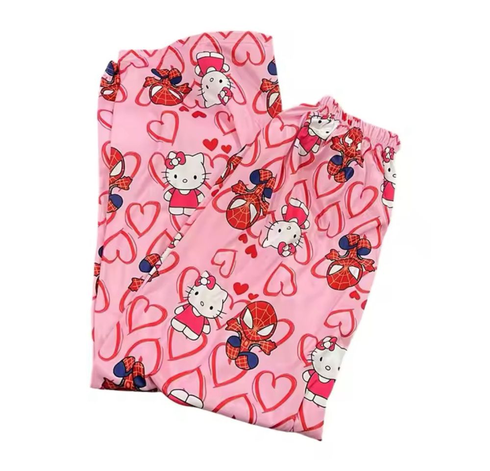 Штани Spider man Hello Kitty піжамні штани