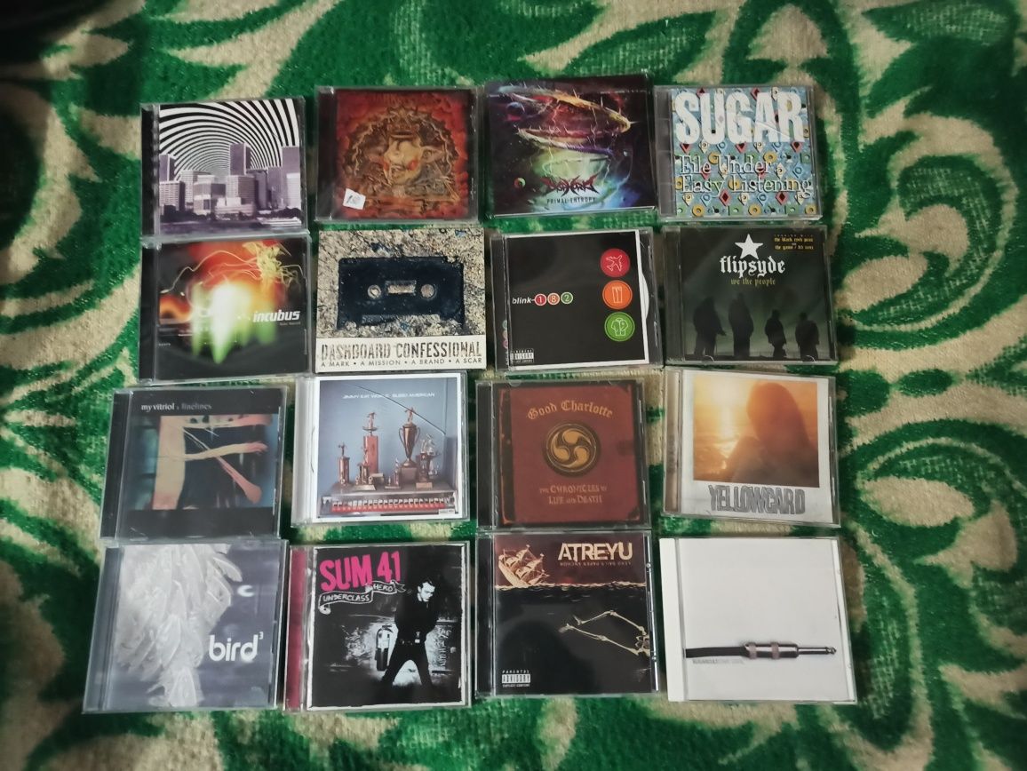 Колекція дисків ДЕШЕВО (sum 41, good Charlotte, staind) nu metal. pop