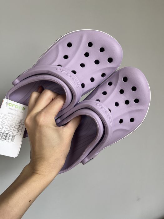 Crocs bayaband lavender m6w8 38 крокси баябенд лаванда жіночі