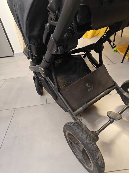 Wózek rok po roku Cavoe Głęboko-Spacerowy Bliźniaczy
