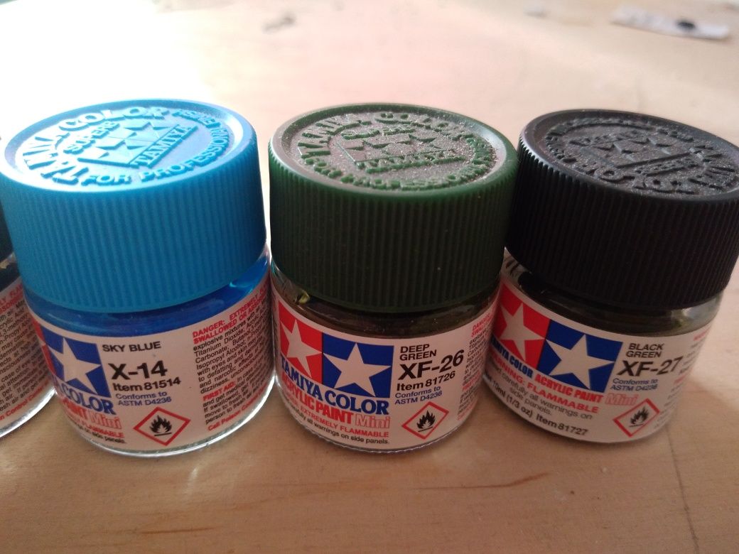 Farby akrylowe modelarskie TAMIYA, 23ml,10ml