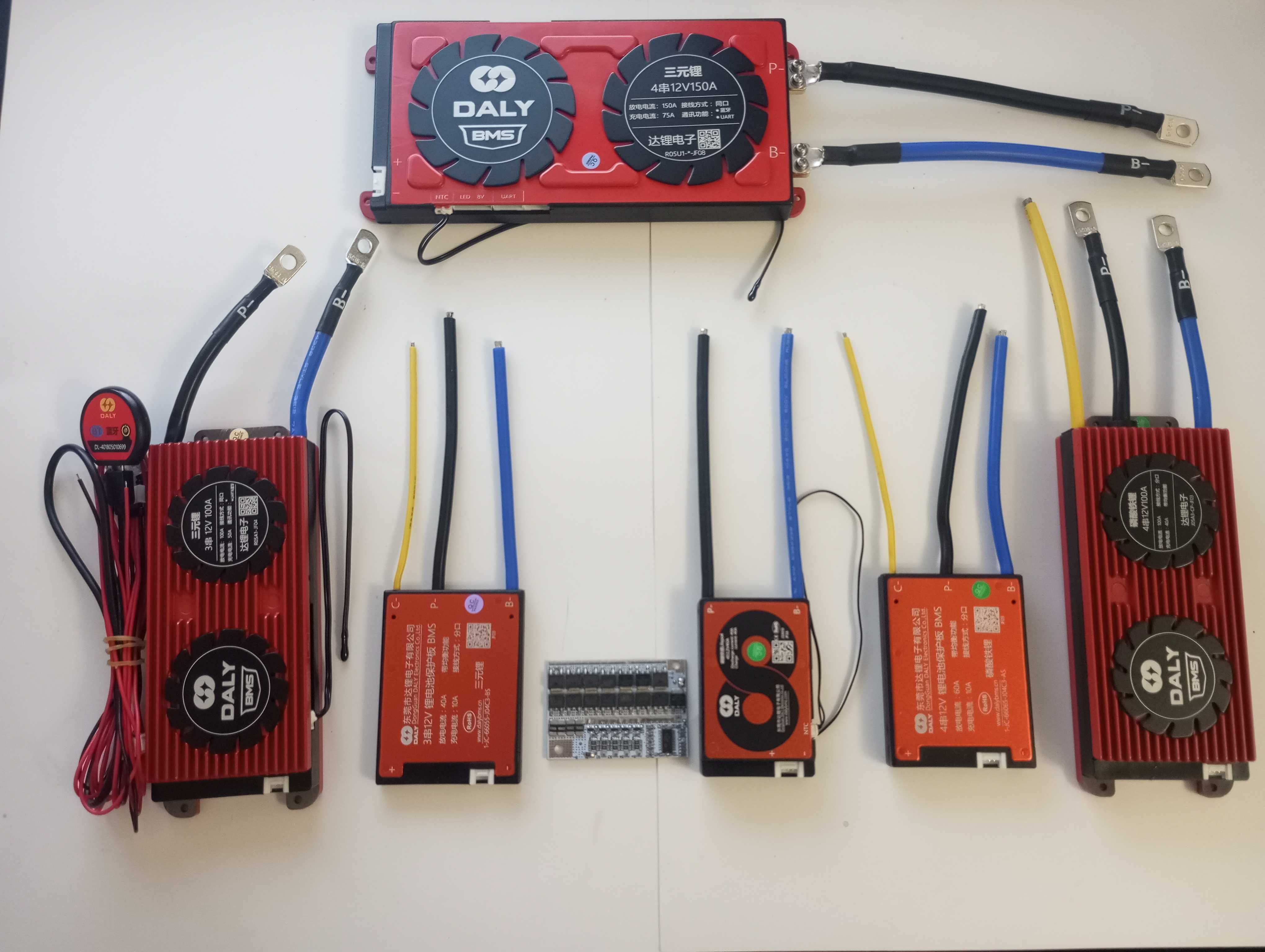 BMS разных типов,Lifepo4,Li-ion 40A - 150A