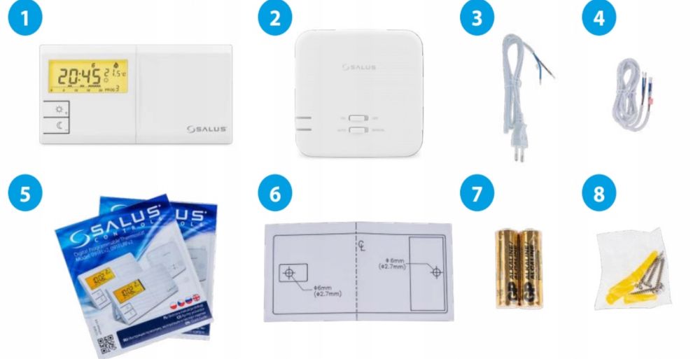 Sterownik Regulator Termostat Temperatury Bezprzewodowy Pokojnowy