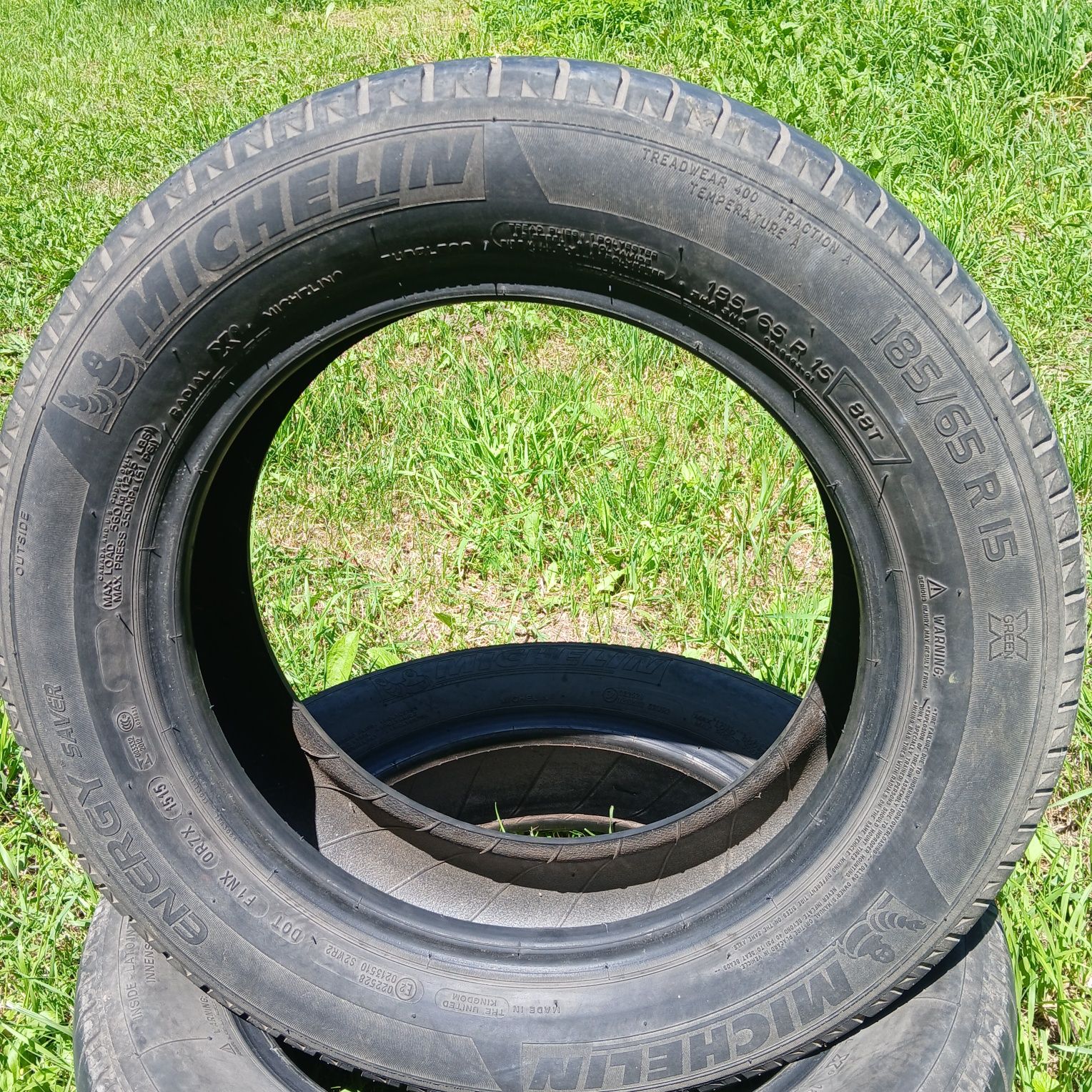 Шини 185 65 r15 б/у michelin