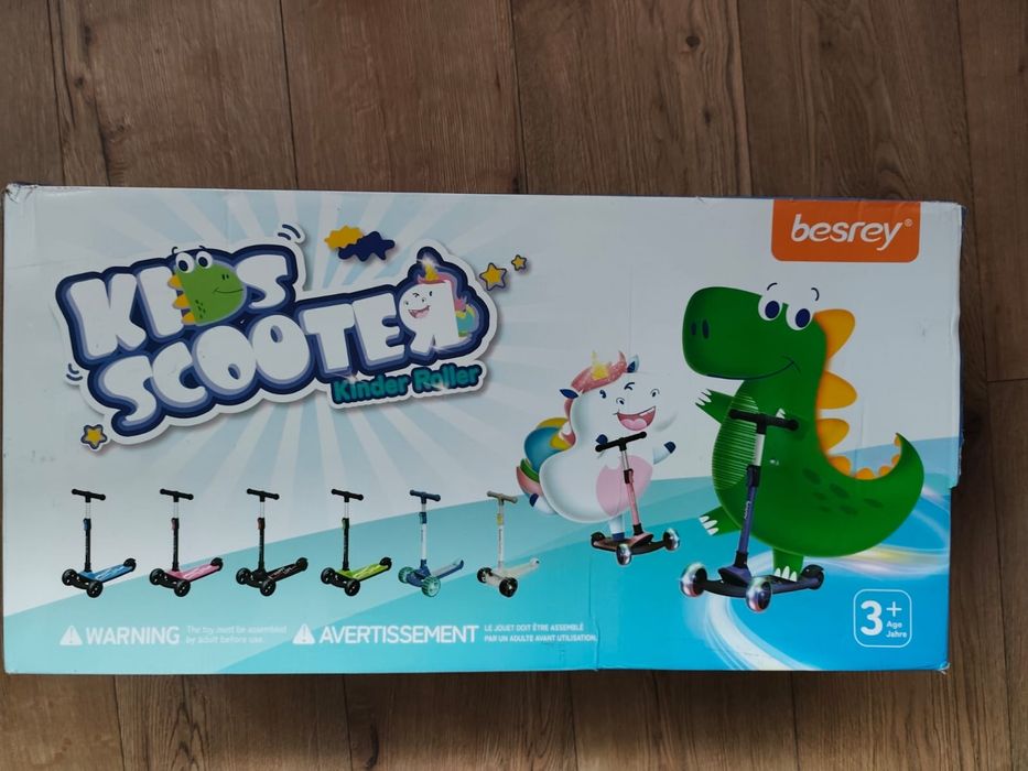 Hulajnoga 3 kołowa, różowa Kids Scooter
