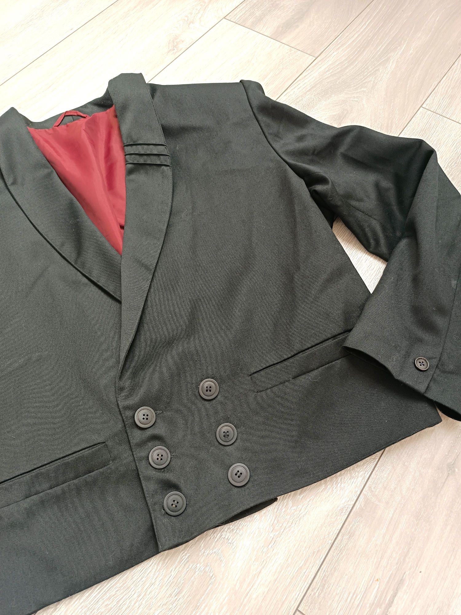 Czarne elegancka wizytowa marynarka damska plus size Xxxl xxxxl