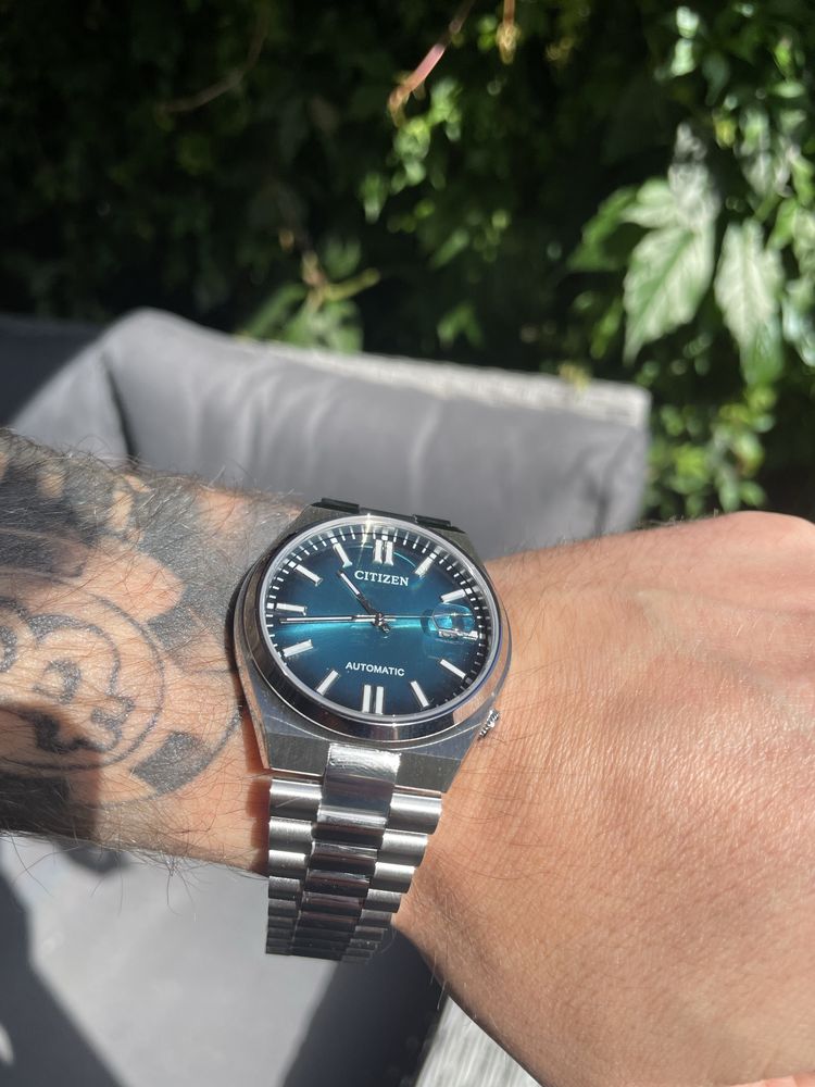Zegarek Citizen Tsuyosa Blue Gradient NJ0151-88X Automatic  Sapphir