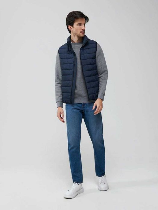 granatowa kamizelka męska Sinsay