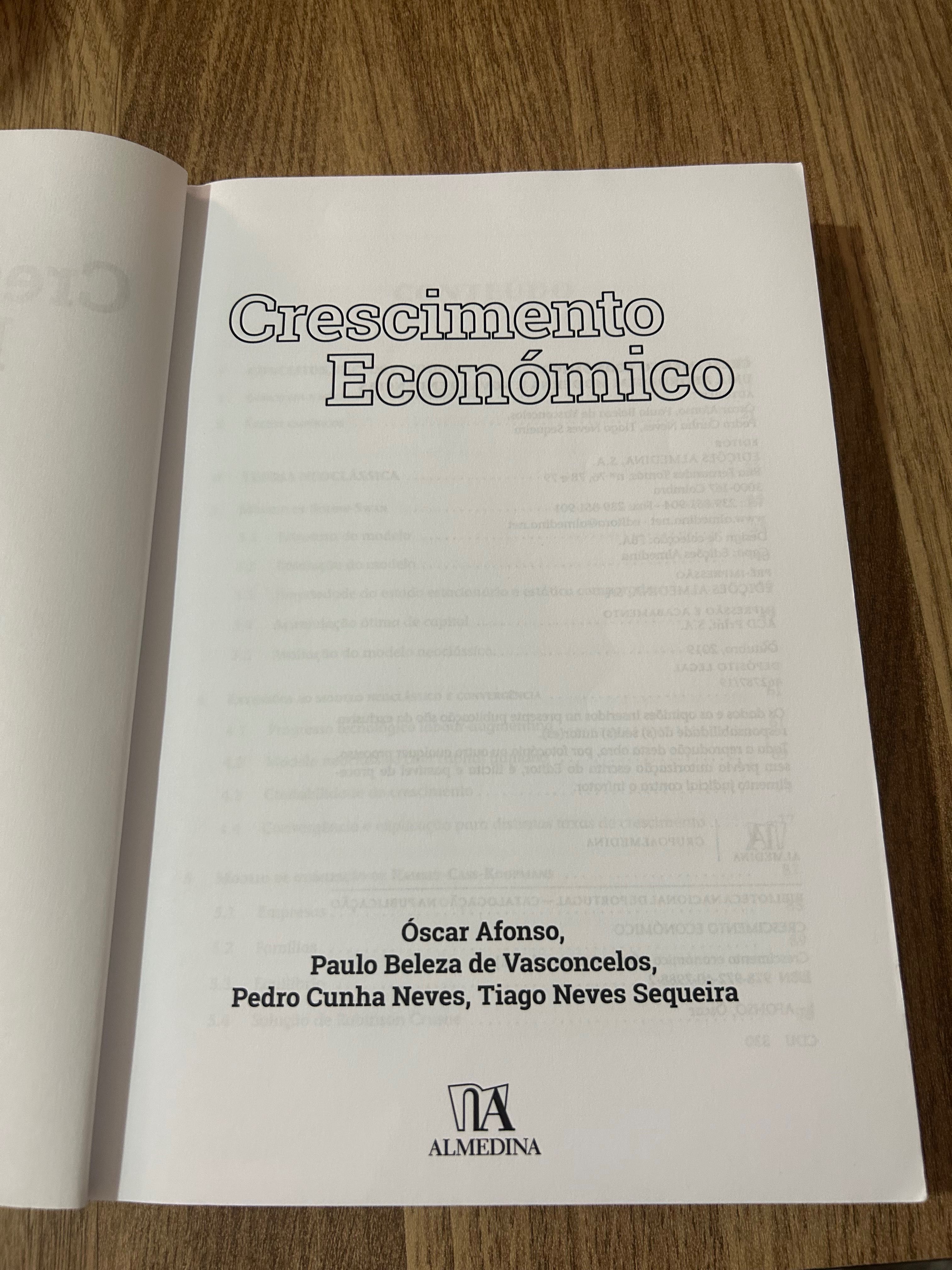 Livro Crescimento Económico