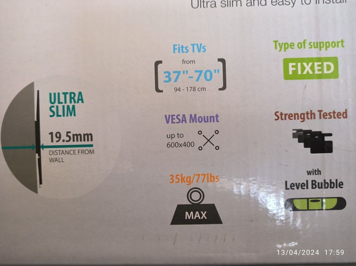 Suporte de TV LCD Led ultra fino 37 a 70 polegadas