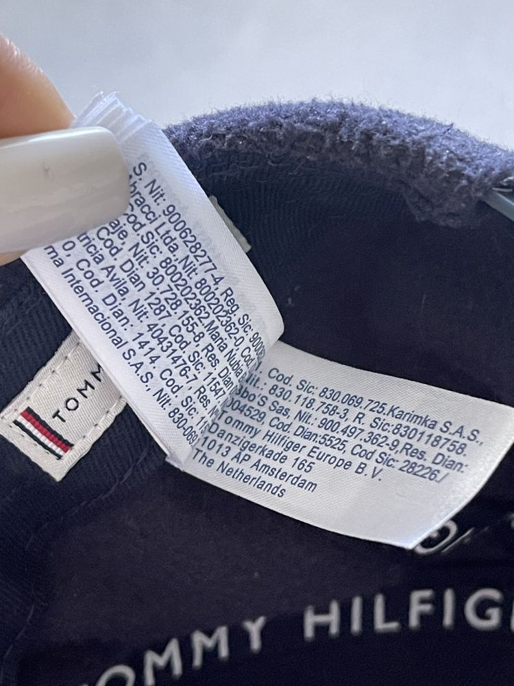 Nowa czapka dżokejka Tommy Hilfiger dla chłopca 8-12 lat
