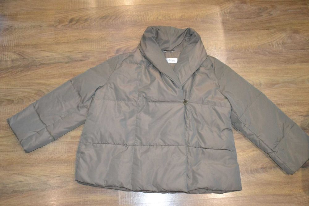 max mara s-m пуховик куртка зимняя пуховая пуф оверсайз короткий