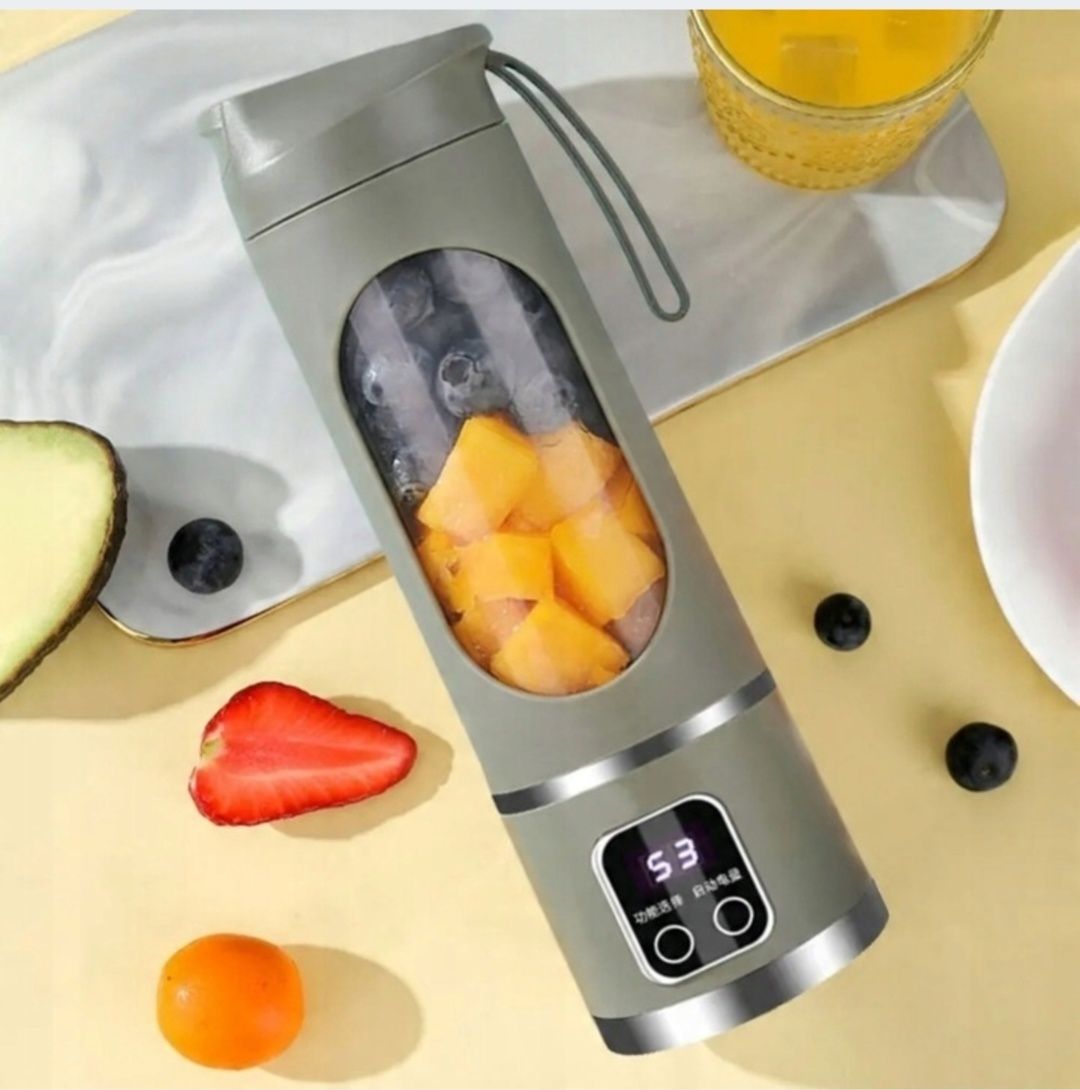 Blender mikser bezprzewodowy ręczny 380ML przenośny turystyczny USB