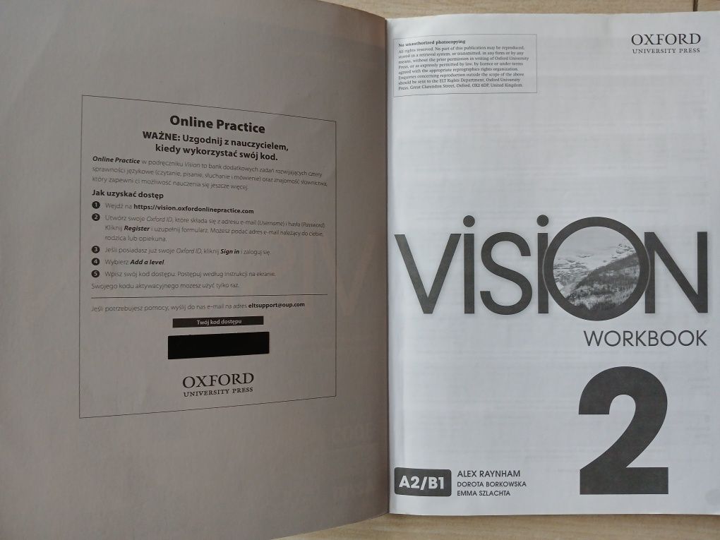 Vision 2 workbook