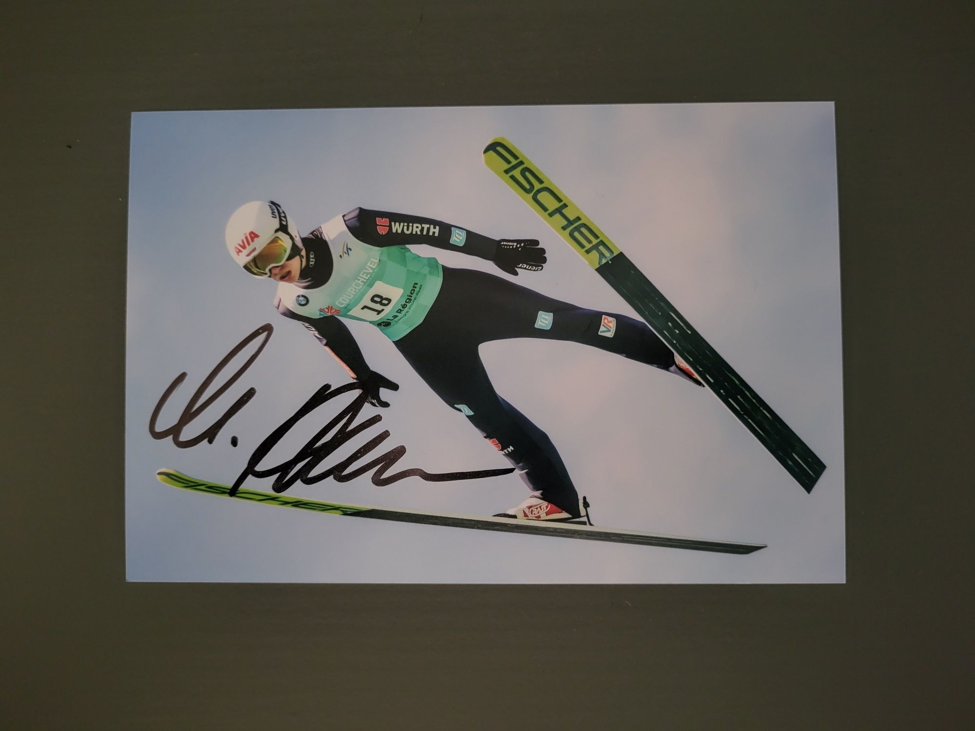 Martin Hamann autograf skoki narciarskie