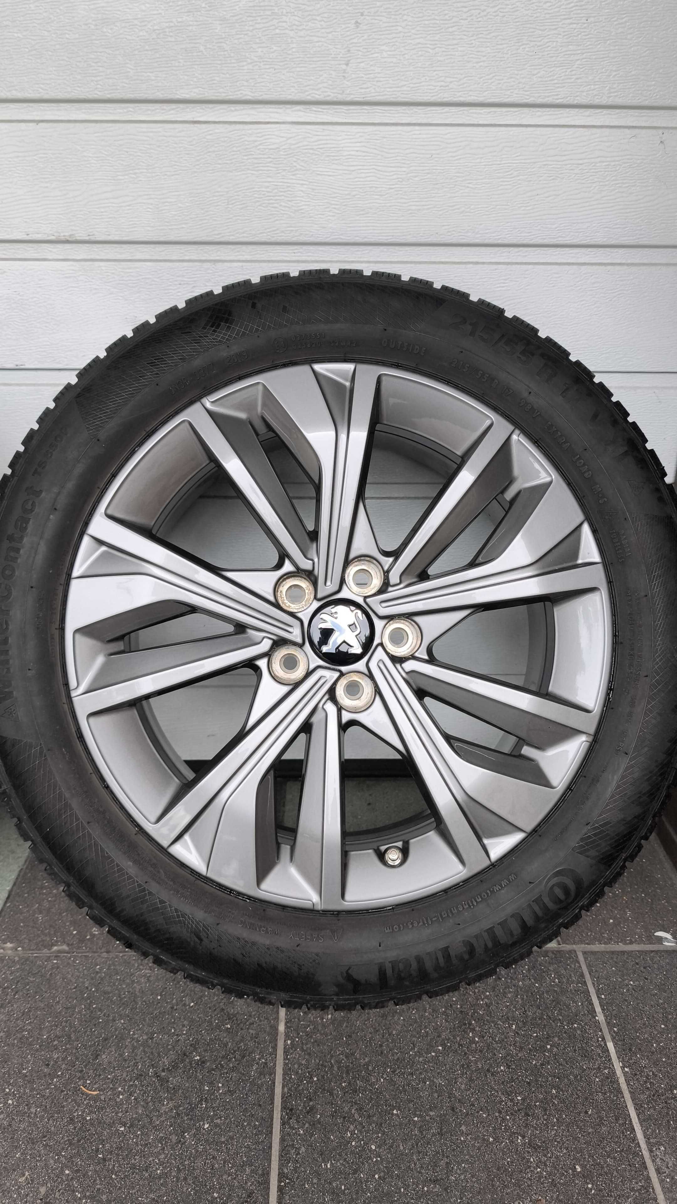 Koła Peugeot 508 II Citroen 17'' 5x108 opony zima 215/55/17  (OL1934)