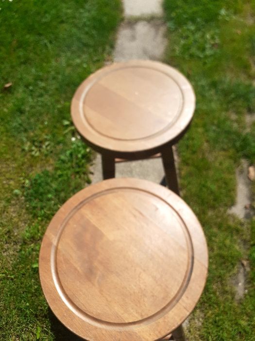 Stołki barowe hokery solidne  drewniane naprawdę warto.