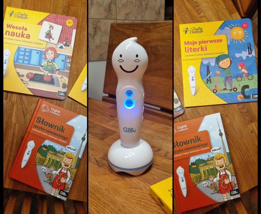 Czytaj z Albikiem  Pióro + 3 książki