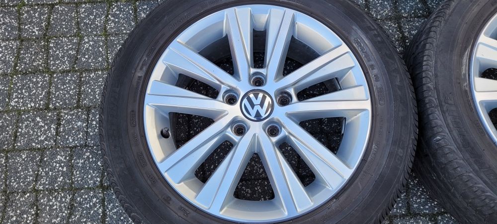 16" Alufelgi VW oryginal 5x112 6,5j et50 +205/55/16 Passat Golf Touran