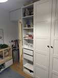 Regał Ikea Billy z 2 szufladami i polkami 40 cm