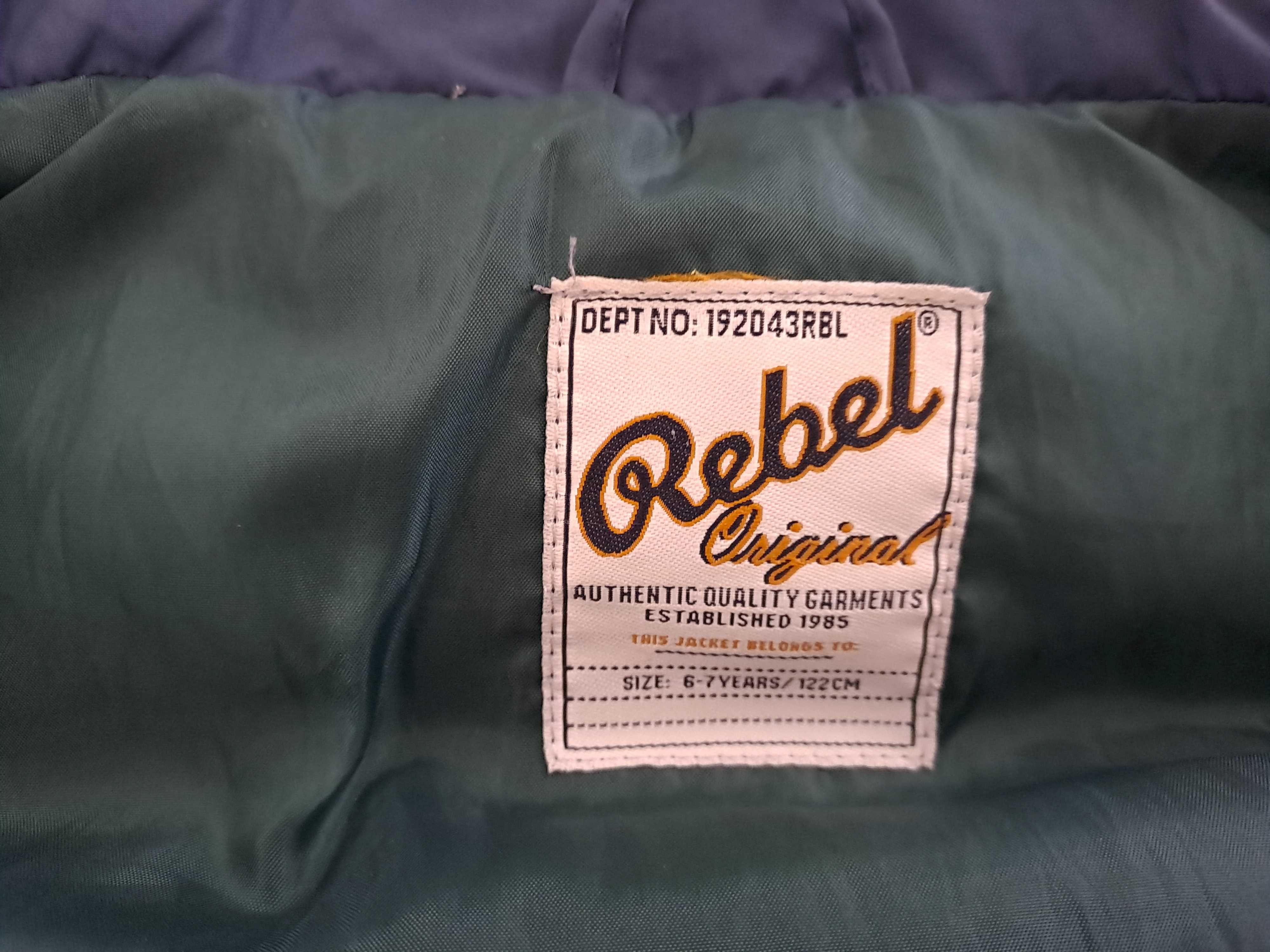 Тепла жилетка дитяча Rebel 6-7 років/122 см