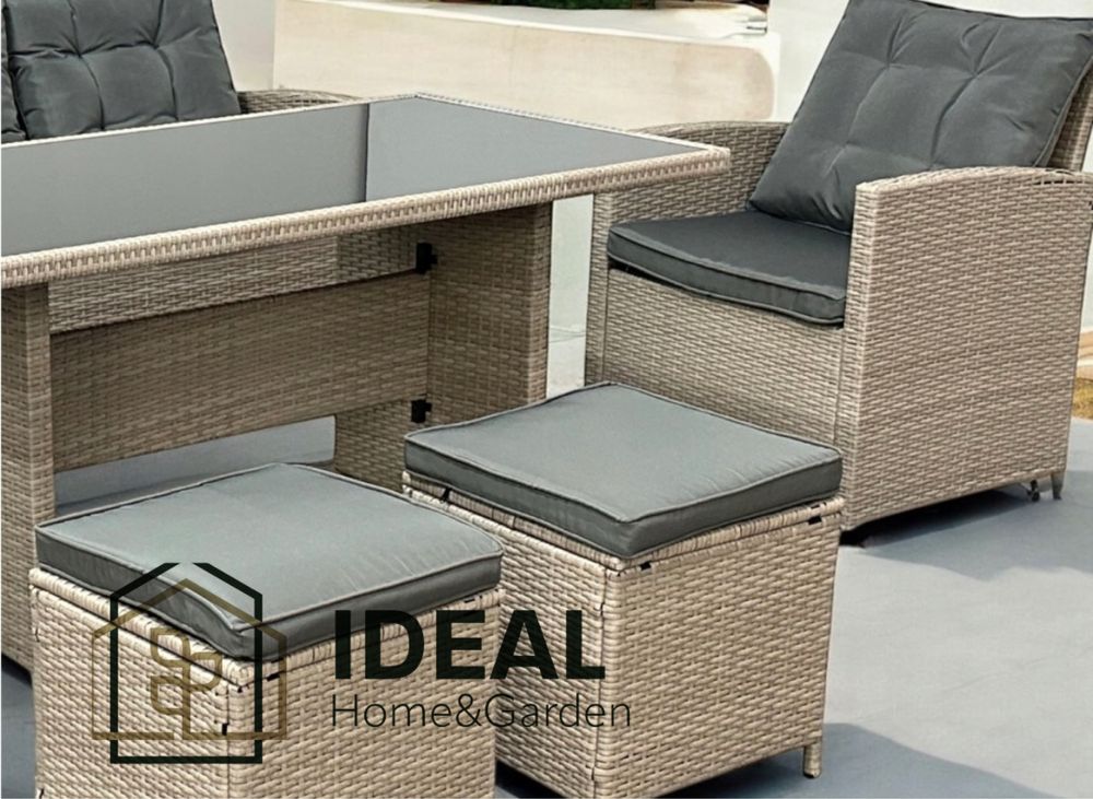 Meble ogrodowe technorattan zestaw sofa fotele kolory