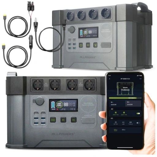 ТОП Зарядна станція ALLPOWERS S2000 PRO 2,4кВт. Гарантія 12 місяців.