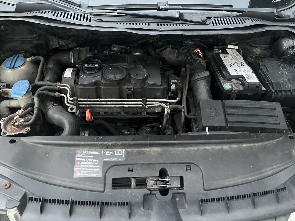 Vw caddy 1,9 uszkodzony silnik