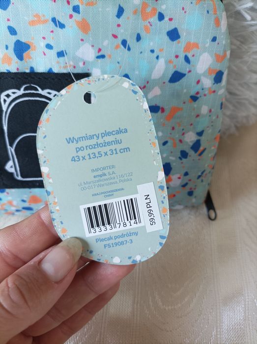 Plecak składany lekki podróżny empik