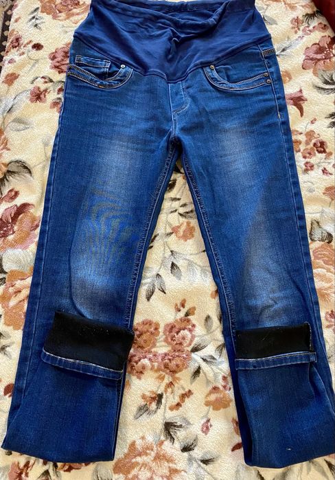 Джинси для вагітних на флісі