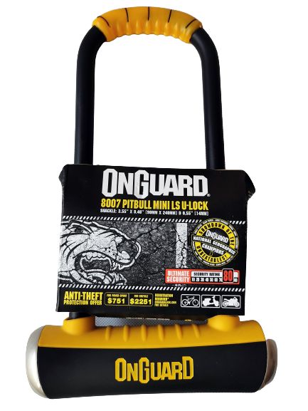 ONGUARD PITBULL 8007 U-LOCK Zapięcie Rowerowe 1,5kg