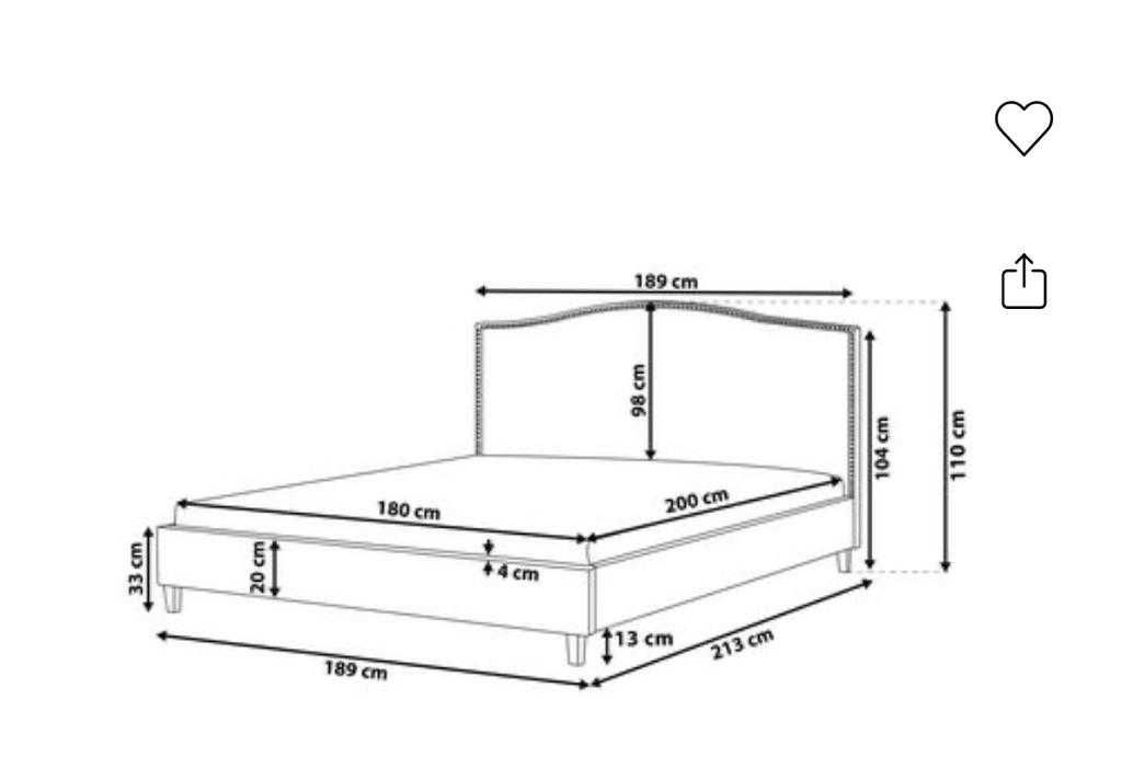 Cama 160 x 200 beliani