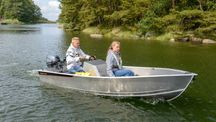 Łódź motorowa aluminiowa Buster Mini z silnikiem Yamaha 9,9 KM! RATY !