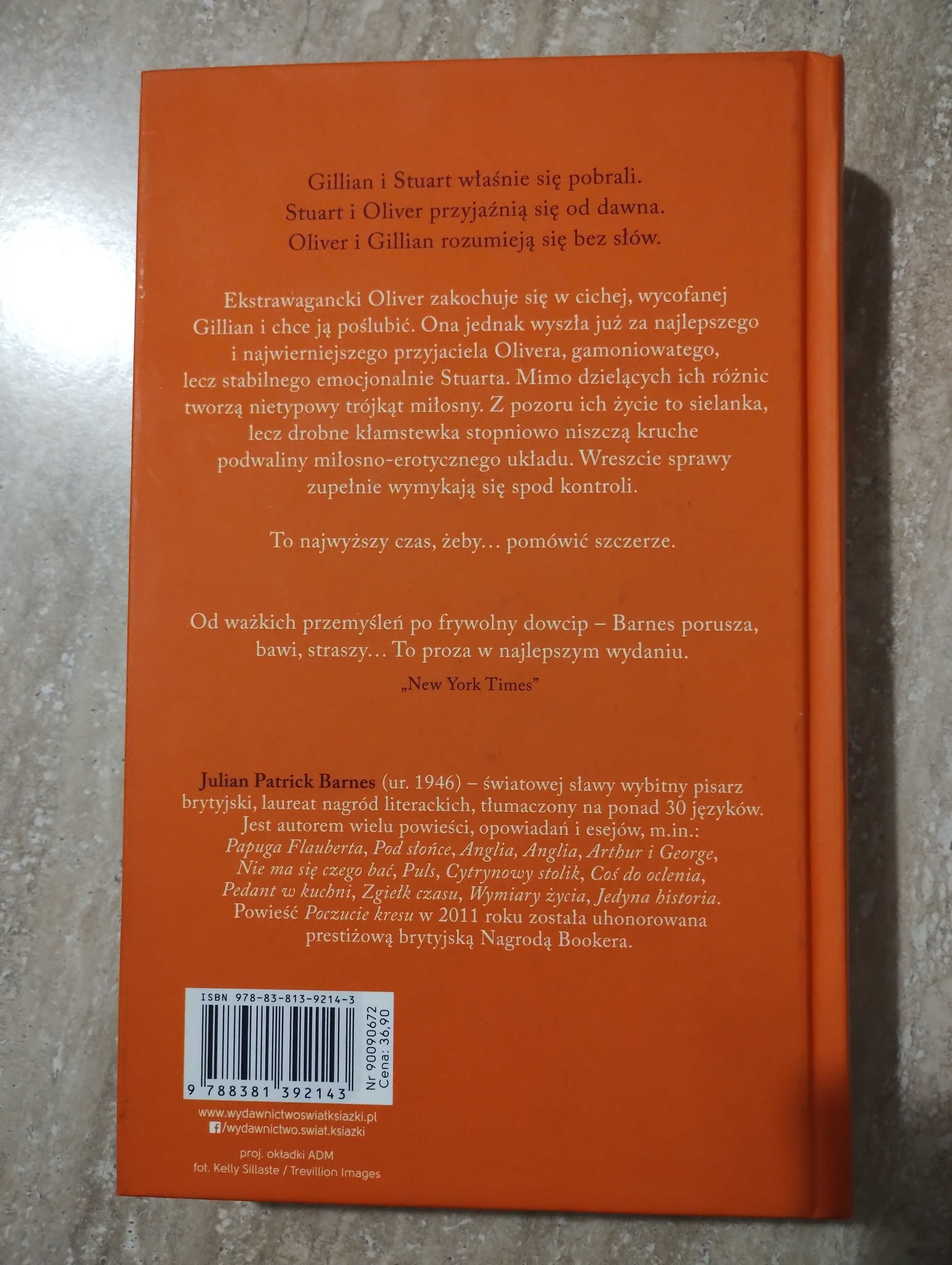 Julian Barnes – Pomówmy szczerze