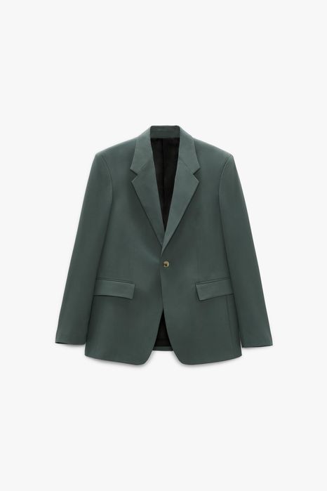 Піджак Zara зеленого смарагдового кольору