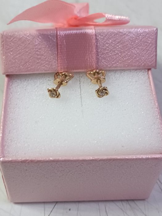 Серьги золотые пусеты