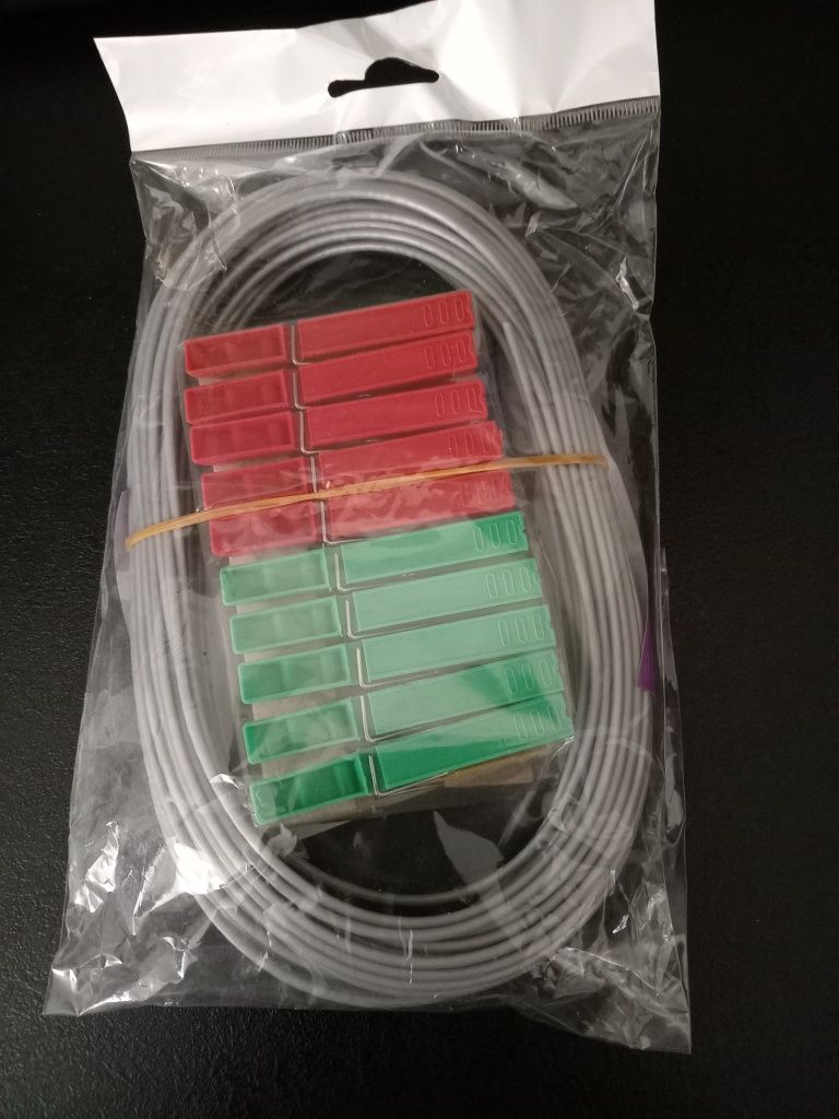 Linka 20 metrów na pranie plus klamerki w komplecie. Nowe. Mocna linka