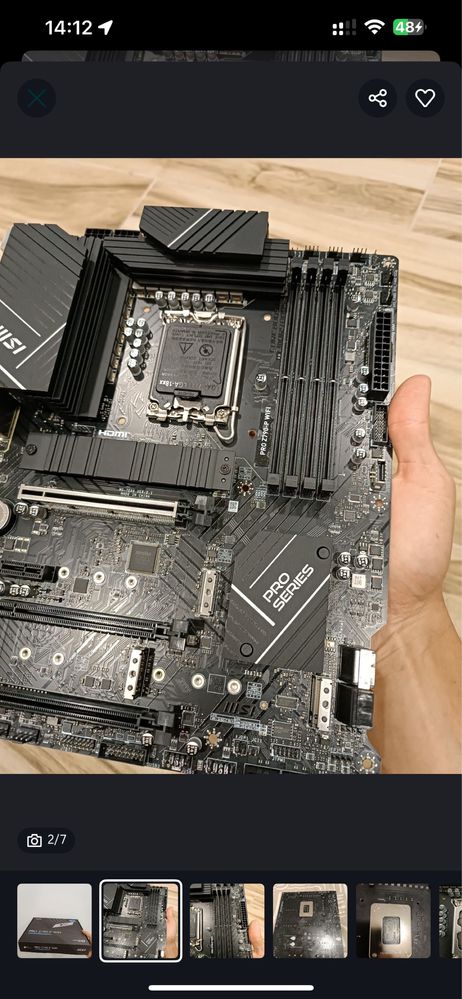Материнская плата MSI PRO Z790-P WIFI DDR5