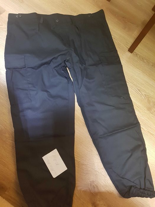 bojówki czarne nówki 176cm wzrostu 120 w pasie za 80 zł