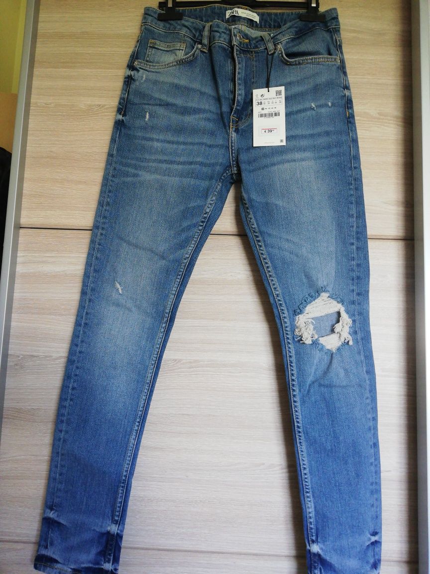 Calça de ganga Zara skinny fit 38