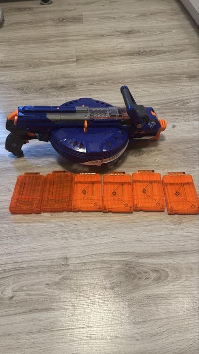 NERF Elite Hail-fire + 6 magazynków