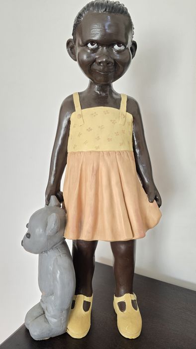 Raro Personagem de Filme Antigo ,em cerâmica