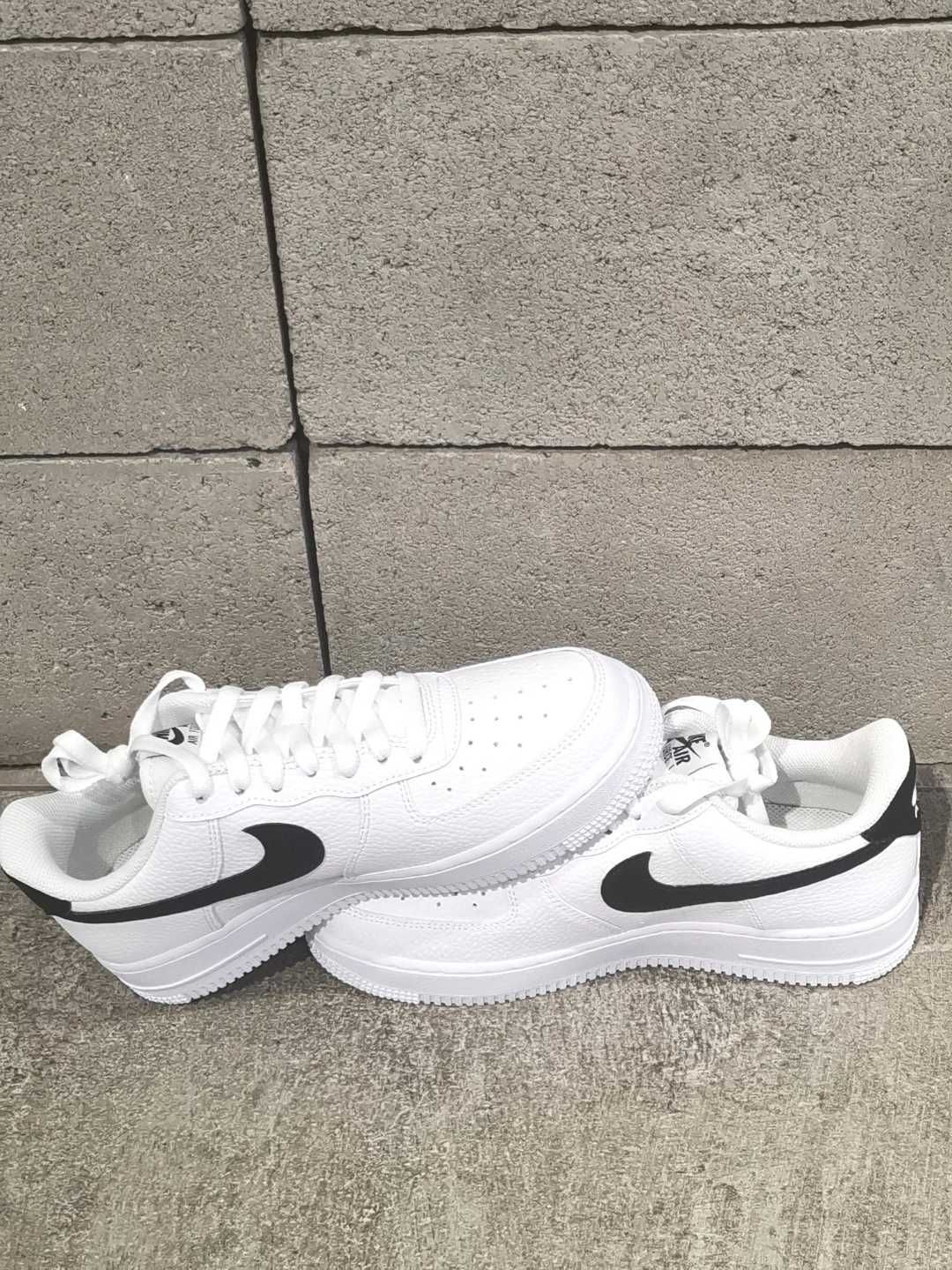 White Black\Air F1\Nike\nowy UnisexTrampki.44