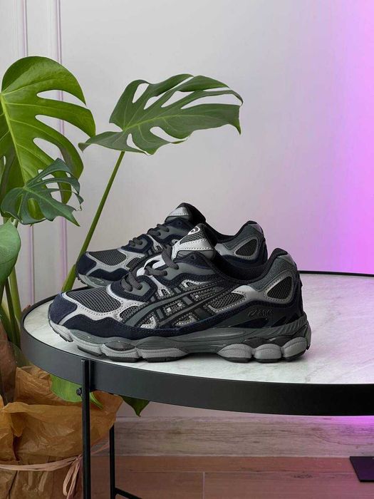 Asics Gel-NYC Graphite Grey Black, асікс гель нюк чорні, gel nyc black