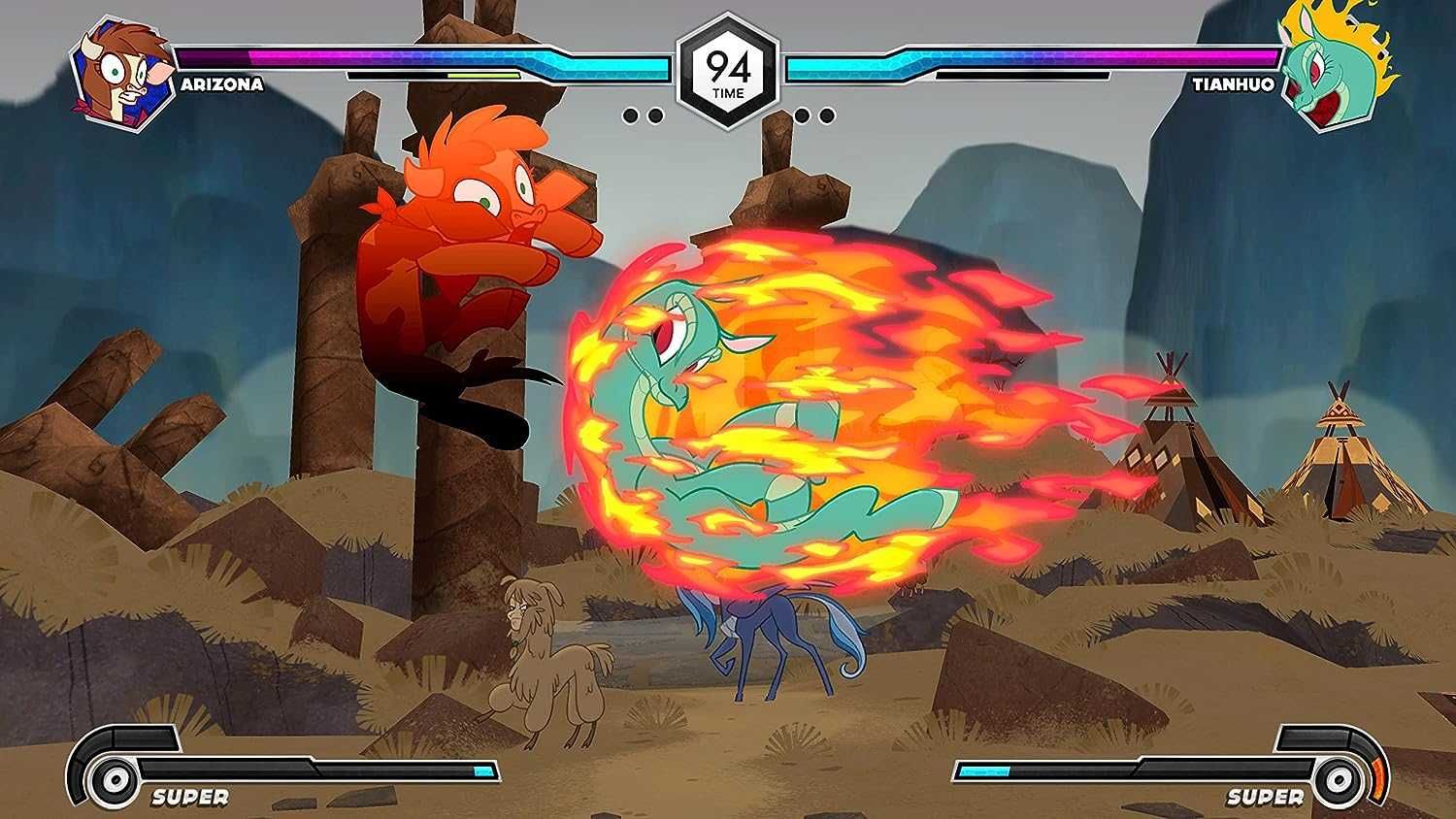 Them Fightin' Herds PS4 / PS5 - bijatyka z końmi, na dwóch anime