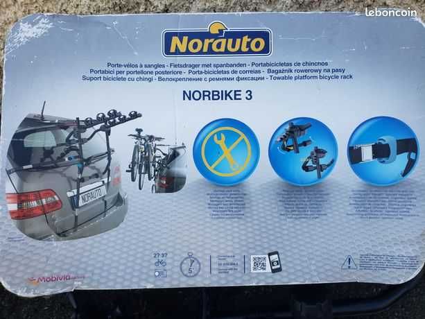 Suporte bicicletas bagageira suspenso NORAUTO Norbike 3